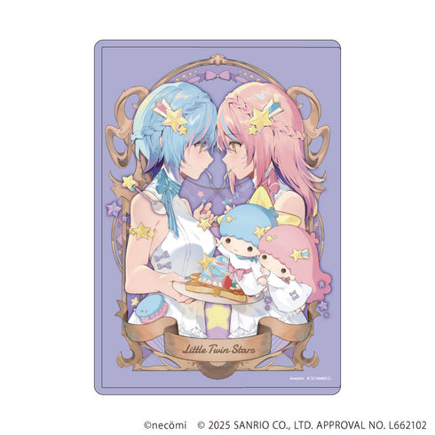 『necomi×サンリオキャラクターズ』キャラクリアケース06/リトルツインスターズ(コラボイラスト)